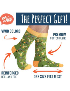 Calcetines Divertidos Lavley para Ciclistas - Unisex 2