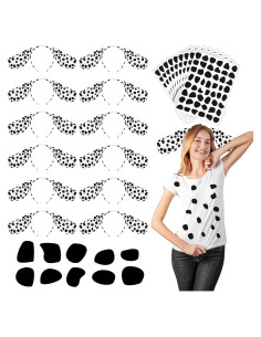 42 Accesorios de Disfraz de Dálmata para Perro - Diademas y Adhesivos