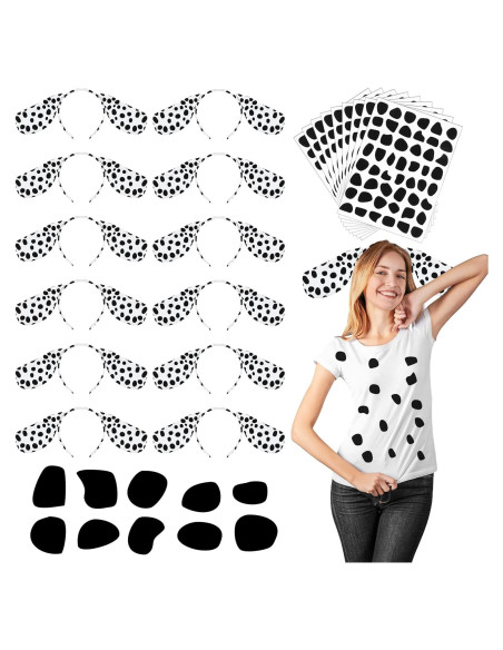 42 Accesorios de Disfraz de Dálmata para Perro - Diademas y Adhesivos 42 Accesorios de Disfraz de Dálmata para Perro - Diademas y Adhesivos