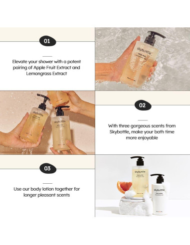 Gel de Baño Skybottle Muhwagua 299.1 ml - Refrescante y Limpiador