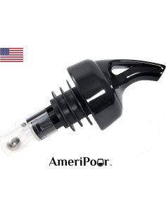 Vertedores Medidos AmeriPour - 3 Pack 45ml Negro 2
