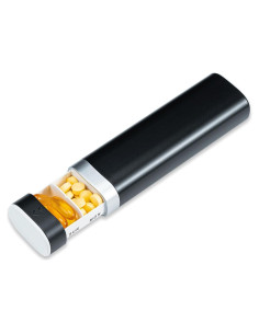 Organizador de Pastillas Semanal Betife 02 - 7 Compartimentos Negro