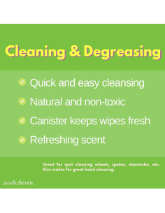 Toallitas Desengrasantes Naturales Jasmine Seven 45 Unidades 2