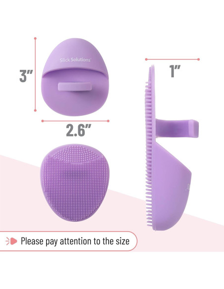 Cepillo Facial de Silicona Slick - Paquete de 4 Unidades Cepillo Facial de Silicona Slick - Paquete de 4 Unidades