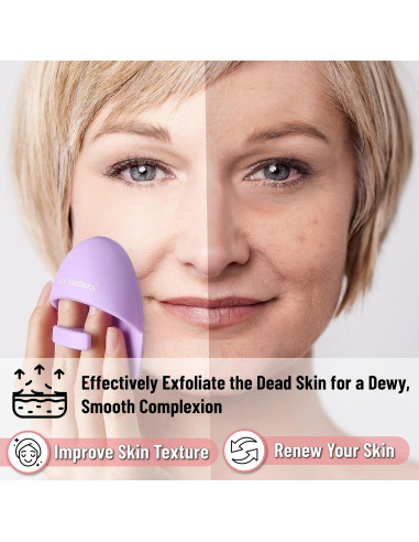 Cepillo Facial de Silicona Slick - Paquete de 4 Unidades