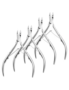 Cortadores de Cutículas Japior - 4 Paquetes Acero Inoxidable