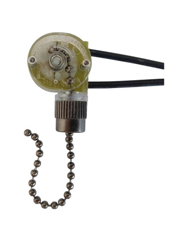 Interruptor de Luz ZING EAR ZE-109 para Ventiladores y Lámparas