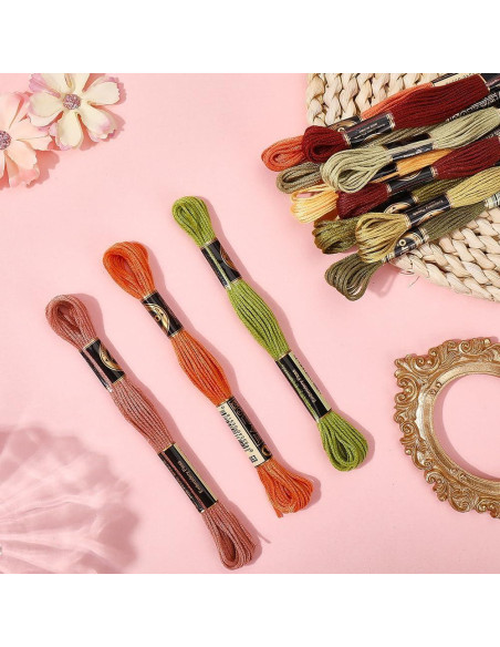 Hilo de Bordado CABODYALS 12 Madejas 105 Yardas Poliester