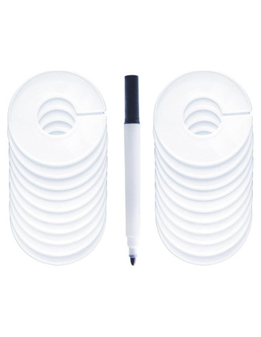 Divisores de Tamaño para Ropa FindUWill - 20 Piezas Redondas