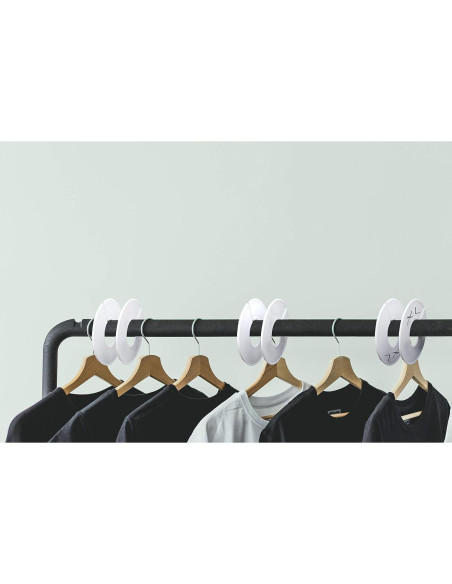 Divisores de Tamaño para Ropa FindUWill - 20 Piezas Redondas