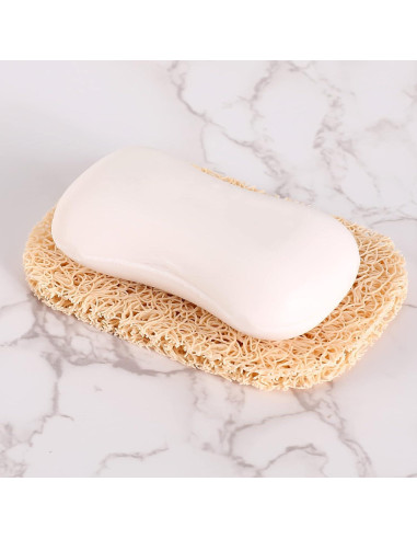 15 Almohadillas para Jabón YANZHAN Beige - Soporte Antideslizante