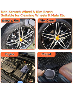 Cepillo de Rueda LCWYORH con Cerdas Suaves y Mango Antideslizante 2