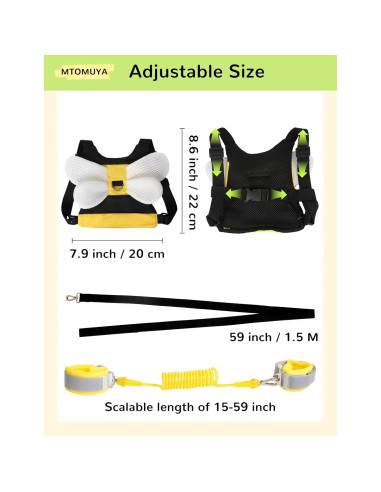 Arnés Antipérdida para Niños FDS-02 con Enlace de Muñeca