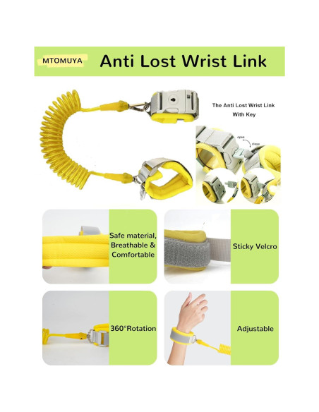 Arnés Antipérdida para Niños FDS-02 con Enlace de Muñeca