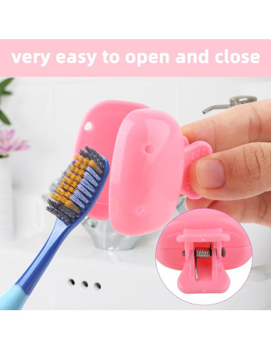 Paquete de 4 Cubiertas de Cabeza para Cepillo de Dientes Hxezoc