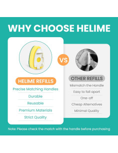 Recargas de Esponjas para Wand de Platos HELIME 12 Paquetes 2