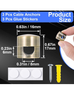 3 Soportes Ajustables para Cargadores Cobre Antiguo SmallCat 2