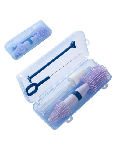 Cepillo de Botella Chemimoso para Bebés 236.6 ml Azul