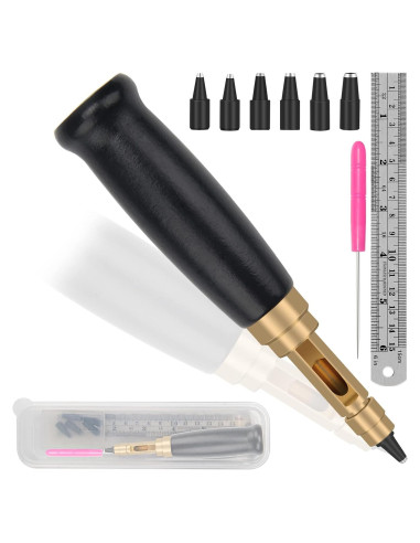 Perforador de Agujeros para Cinturones Boyistar con 6 Puntas