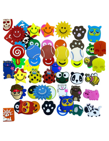 25 Amortiguadores de Vibración para Raqueta de Tenis Genérico