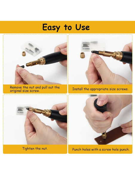 Perforador de Agujeros para Cinturones Boyistar con 6 Puntas