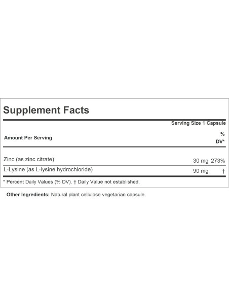 Zinc 30mg Andrew Lessman - 60 Cápsulas - Citrato Absorbible