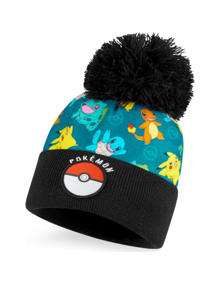 Conjunto de Invierno Pokemon para Niños - Gorro, Guantes y Bufanda