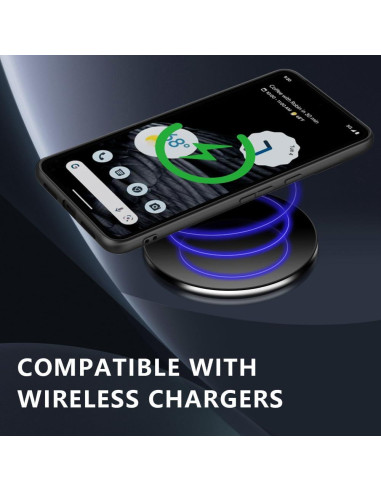 Funda X-level para Google Pixel 8 - Protección delgada negra