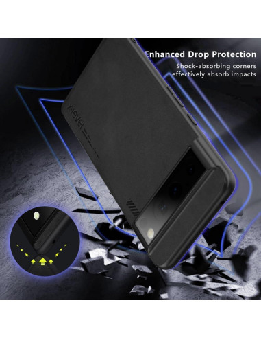 Funda X-level para Google Pixel 8 - Protección delgada negra