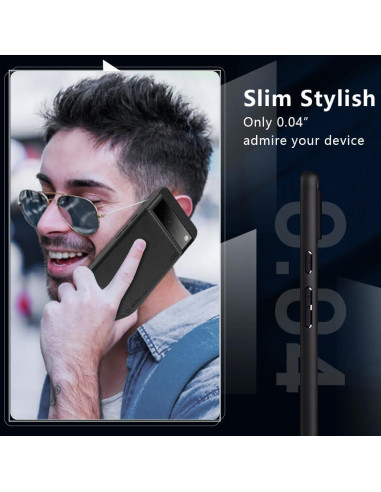 Funda X-level para Google Pixel 8 - Protección delgada negra