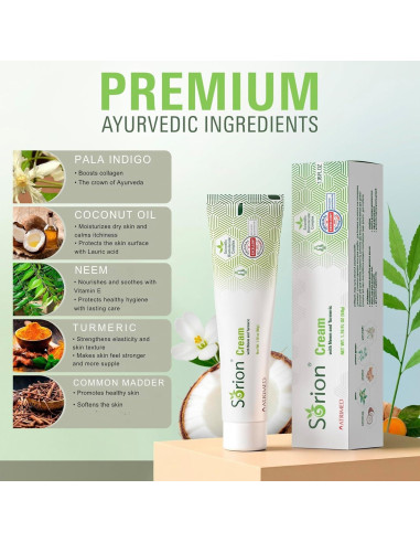 Crema Sorion Hidratante Herbal 51g - Piel Seca y Picazón