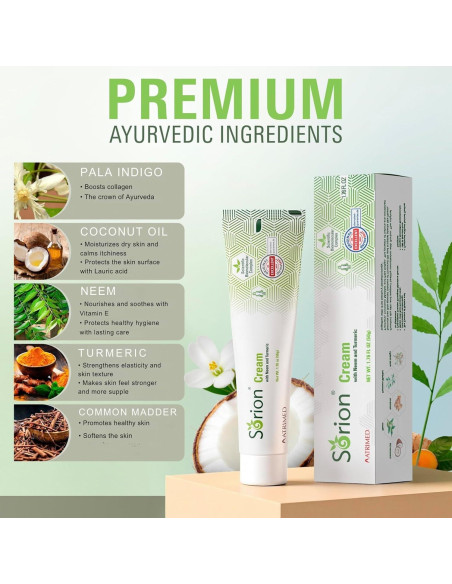 Crema Sorion Hidratante Herbal 51g - Piel Seca y Picazón