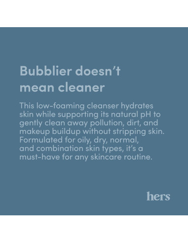 Limpiador Facial Hidratante HERS Clear Waters 200 ml