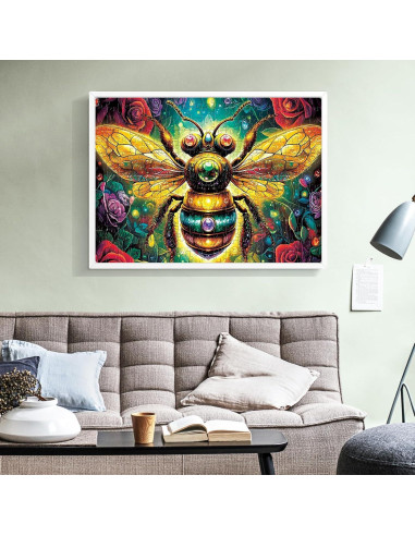 Rompecabezas de 300 Piezas Abeja DAGIRT 52.1x38.1cm Cartón Reciclado