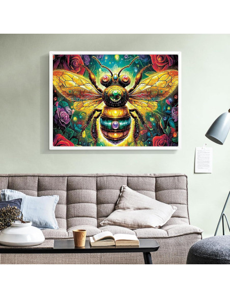 Rompecabezas de 300 Piezas Abeja DAGIRT 52.1x38.1cm Cartón Reciclado