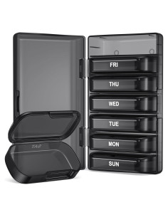 Organizador Semanal de Pastillas PULIV 7 Días Gran Capacidad