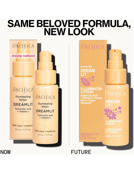 Loción Facial Iluminadora Pacifica Dreamlit 50 ml - Hidratante Vegano