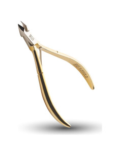 Cortaúñas Profesional Rui Smiths, Acero Carbono, 6mm, Baño Oro