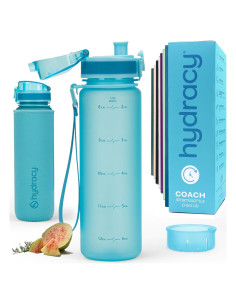Botella de Agua Reutilizable Hydracy 500ml con Marcador de Tiempo