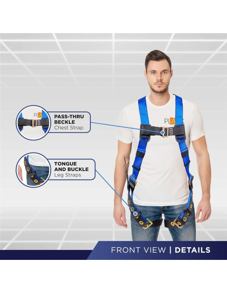 Arnés de Cuerpo Completo Palmer Safety 5 Puntos D-Ring