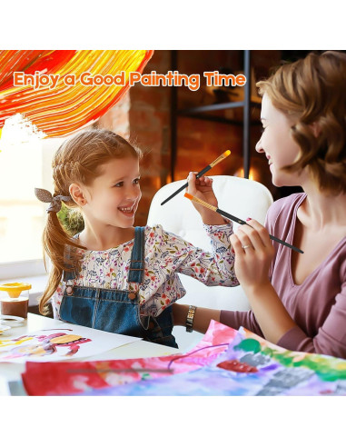 Conjunto de Pinceles Acrílicos Soucolor 10-Pack Multipropósito