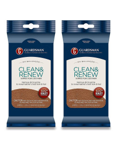 Toallitas de limpieza para cuero Guardsman - 20 unidades - Sin residuos