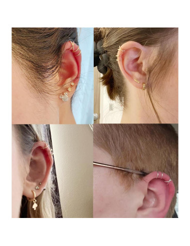 Pendientes de Clip para Cartílago sin Perforar Yanchun Joyería
