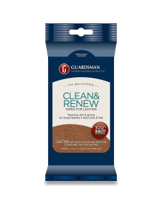Toallitas de limpieza para cuero Guardsman - 20 unidades - Sin residuos 2