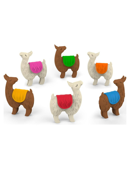 Marcadores de Bebida Llama Tiny Prancers Genuine Fred - Set de 6