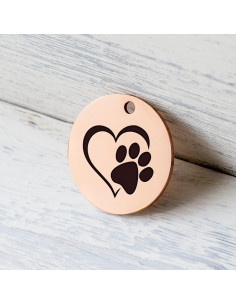 Etiqueta de Identificación para Mascotas MYLUCKYTAG con QR - Acero Inoxidable 2