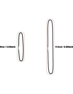 Bandas Elásticas Mini Skater para Cuadernos A5 y Pasaporte - 20 Pcs 2