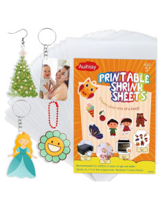 Hojas Retráctiles Imprimibles Auihiay 8PCS 23x30cm Blancas