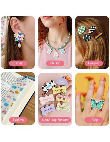 Hojas Retráctiles Imprimibles Auihiay 8PCS 23x30cm Blancas