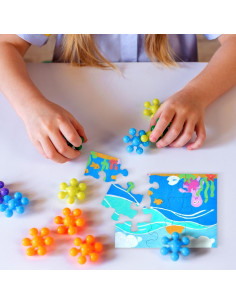 Rompecabezas en Blanco Bright Creations 24 Piezas 14x10 cm 2